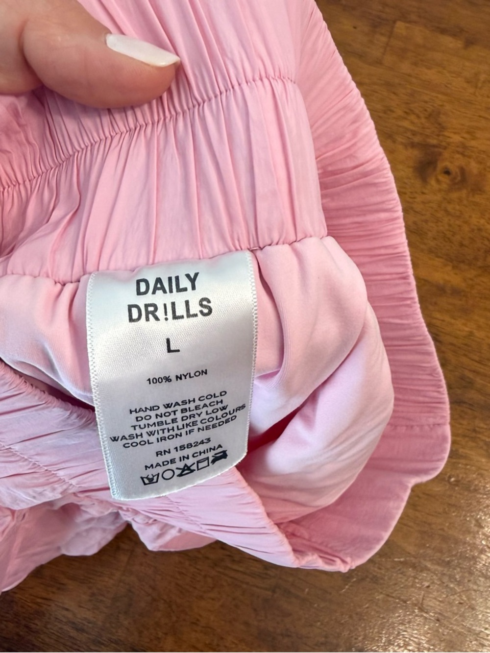 Daily Drills Bounce Shorts LadyBird Light Pink Women's Athletic size large - Picture 6 of 8